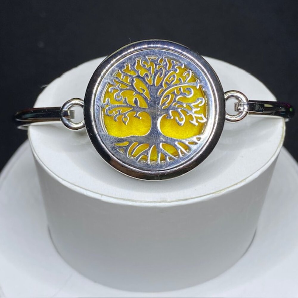 Aromatherapy Bangle Bracelet Multicolor Tree of Life